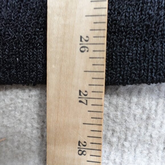 French French Rags Womens Sweater 2 Black Pullover Raglan Made in USA - Picture 6 of 11